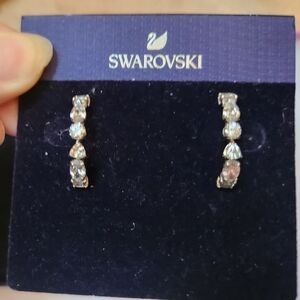 Swarovski Silver Crystal Earrings
